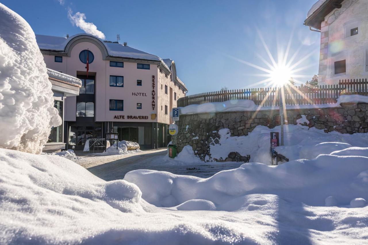 Hotel Restaurant Alte Brauerei Celerina/Schlarigna Dış mekan fotoğraf