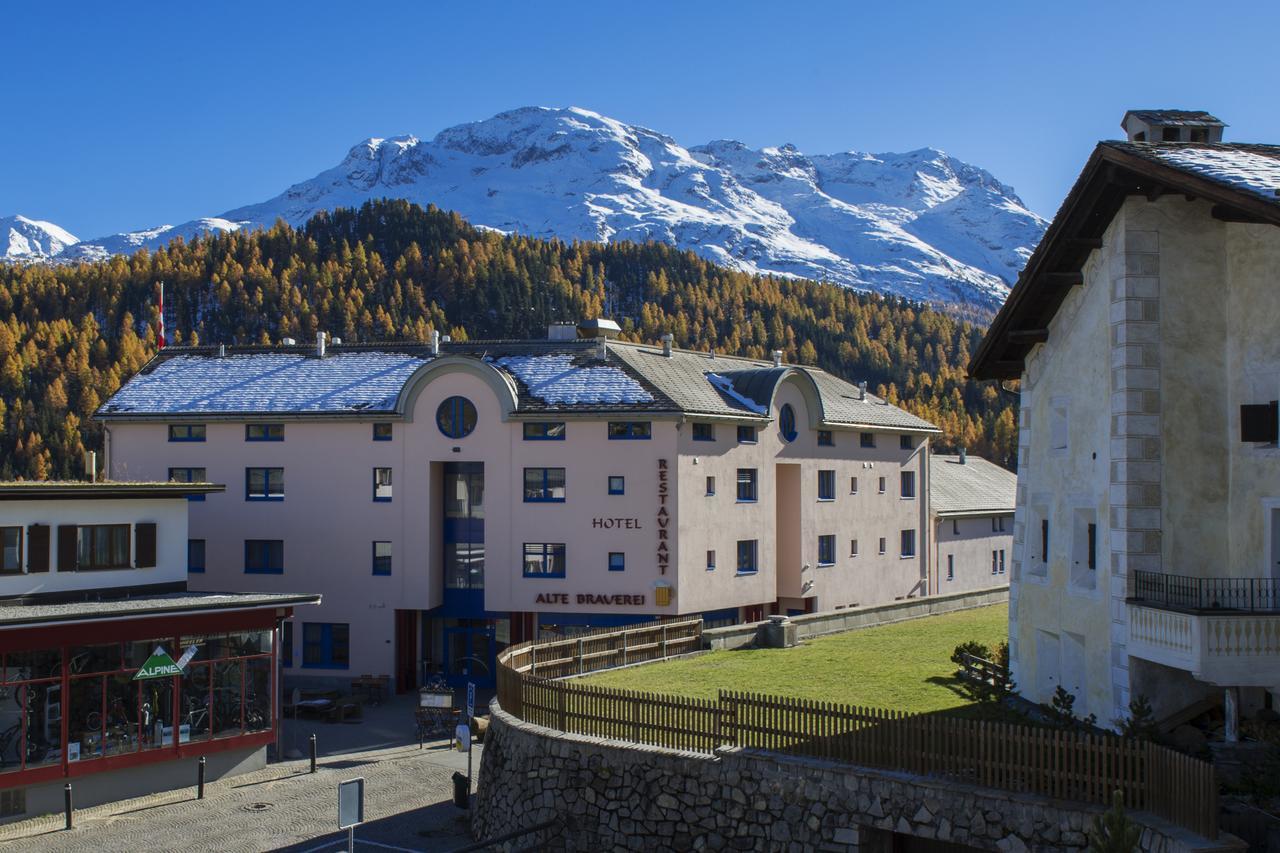 Hotel Restaurant Alte Brauerei Celerina/Schlarigna Dış mekan fotoğraf